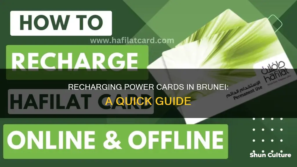 how to recharge power card brunei