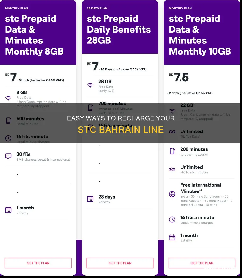 how to recharge stc bahrain