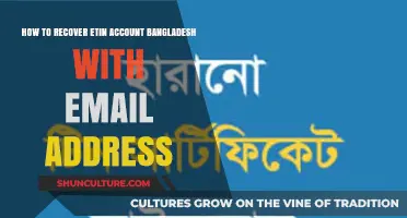 Recover Your e-TIN Account in Bangladesh Using Your Email Address