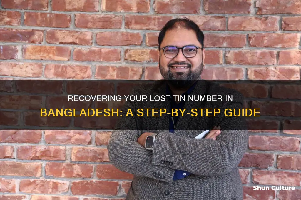 how to recover lost tin number in bangladesh