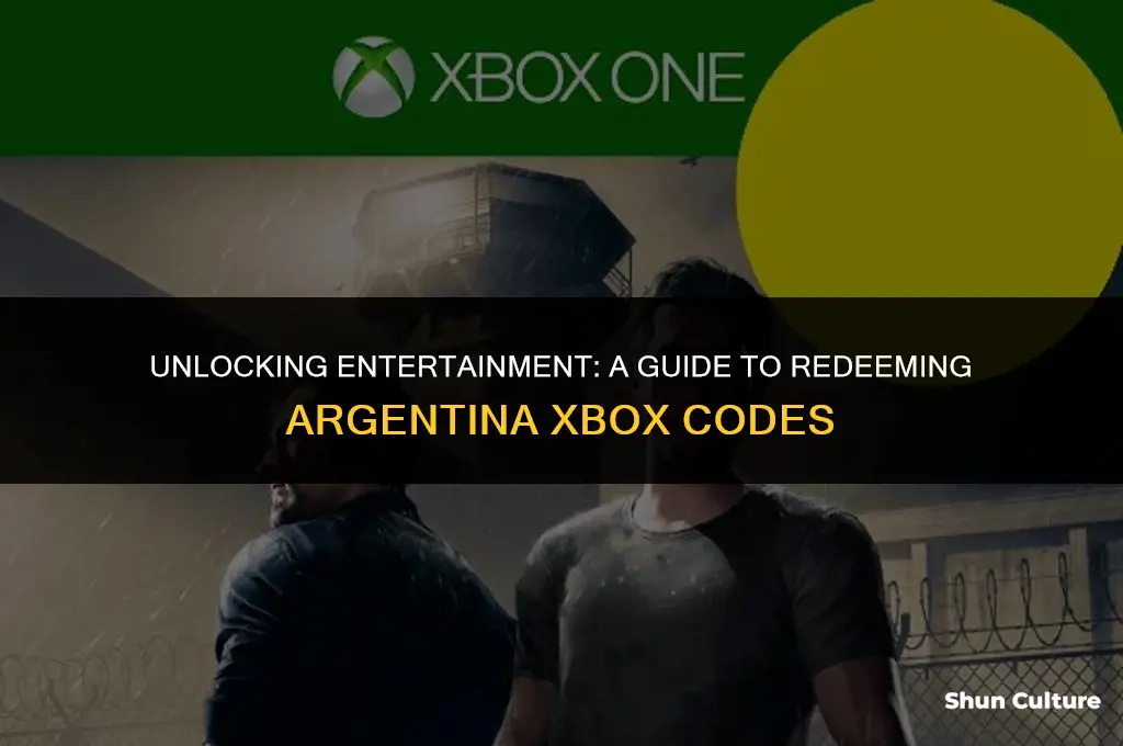 how to redeem argentina xbox code