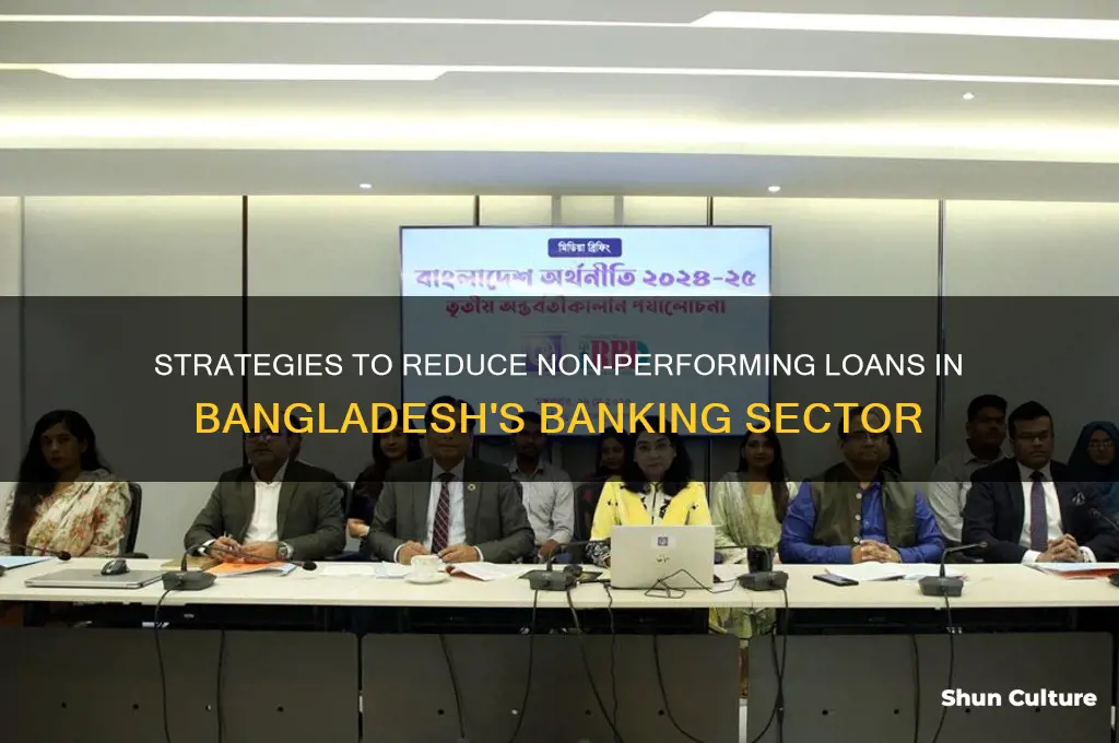 how to reduce non performing loans in bangladesh