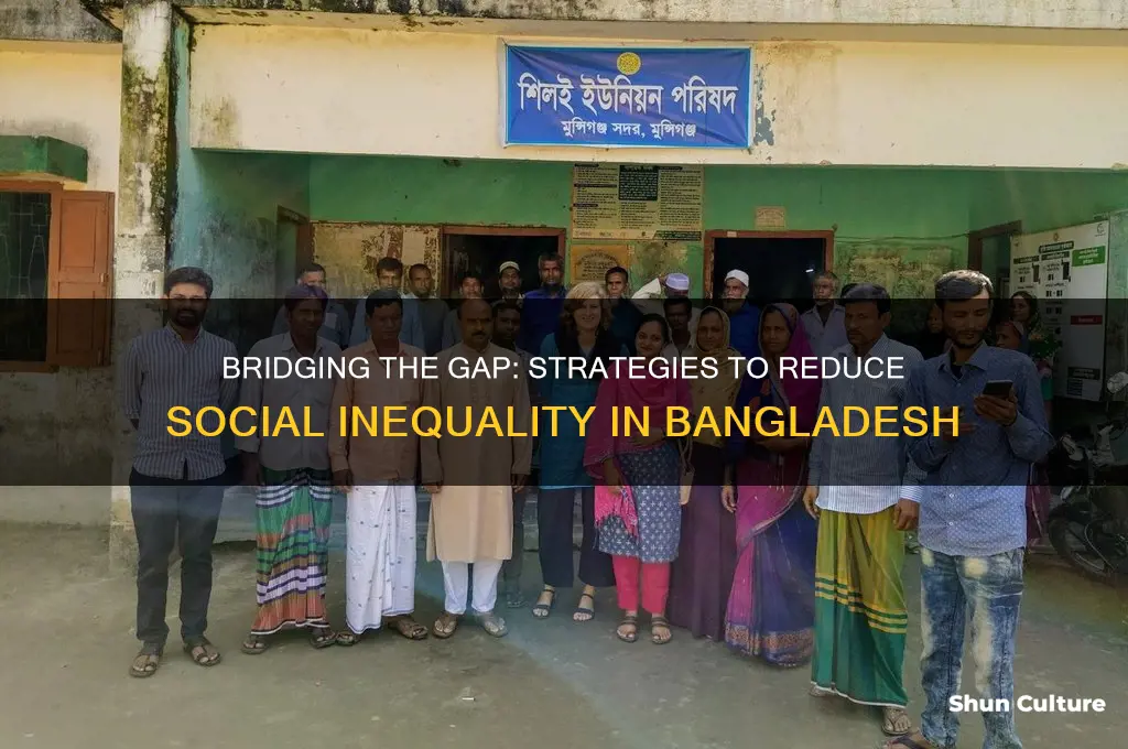 how to reduce social inequality in bangladesh