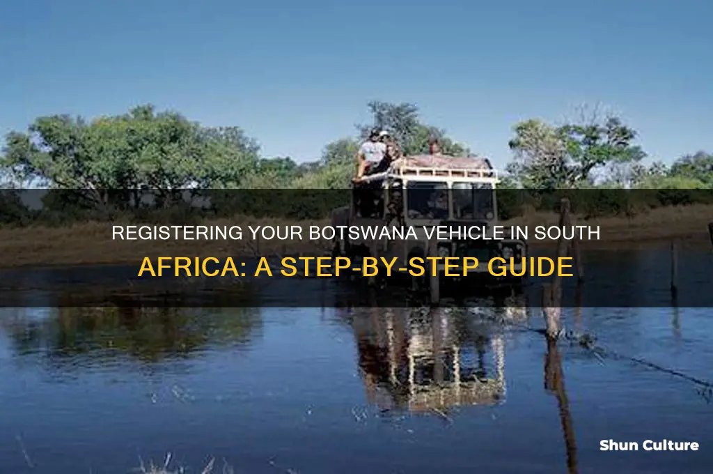 how to register a botswana vehicle in south africa