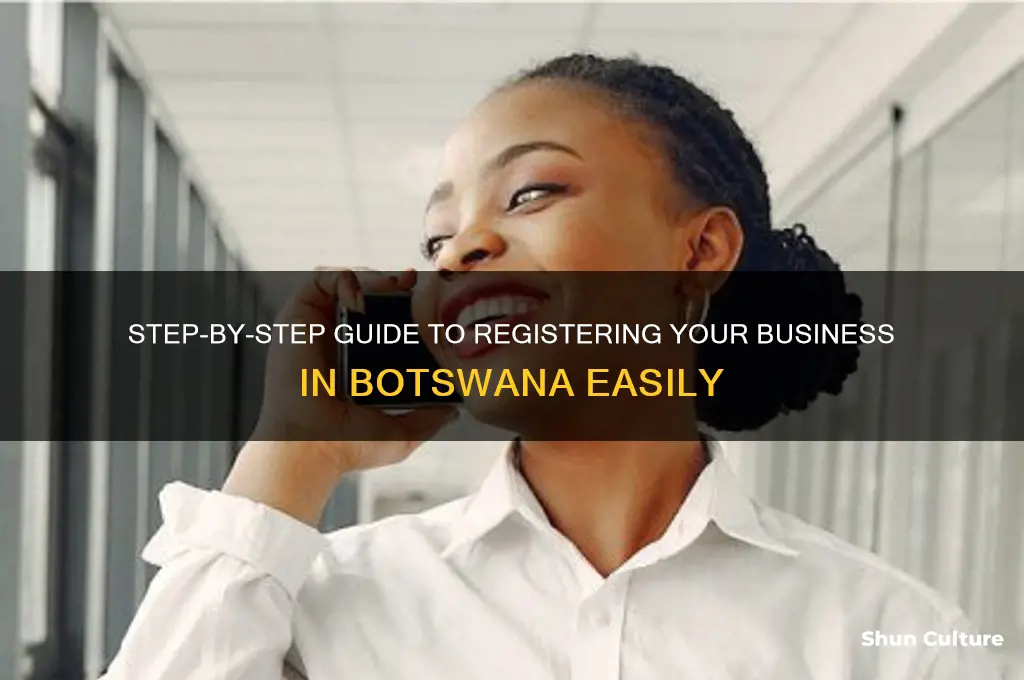 how to register a business in botswana