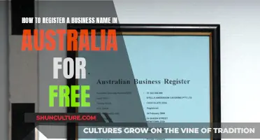 Registering Your Business Name in Australia: A Free Guide