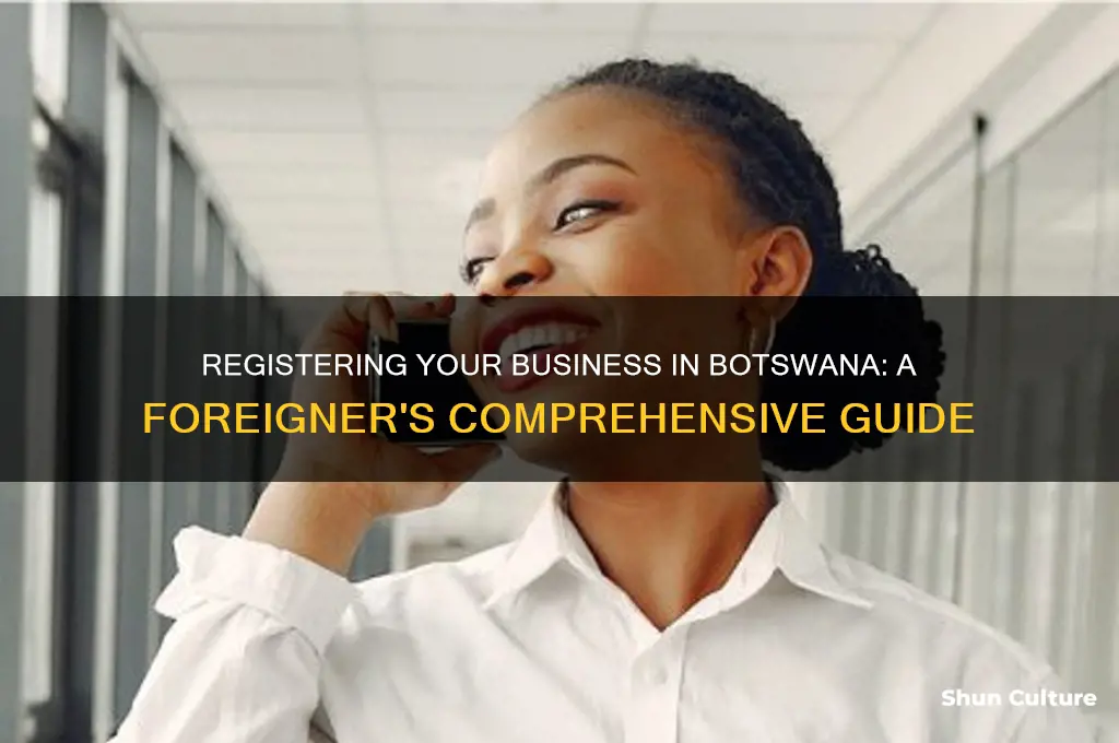 how to register a company in botswana as a foreigner