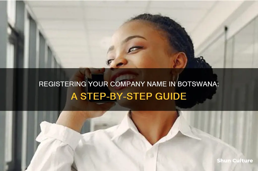 how to register a company name in botswana