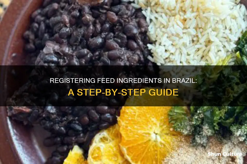 how to register a feed ingredient in brazil