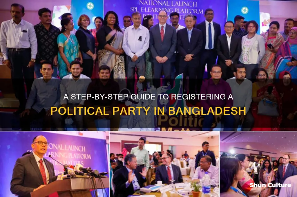 how to register a political party in bangladesh