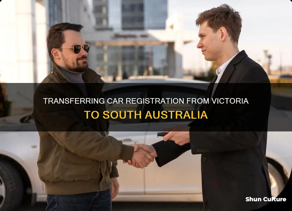 how to register a victorian car in south australia