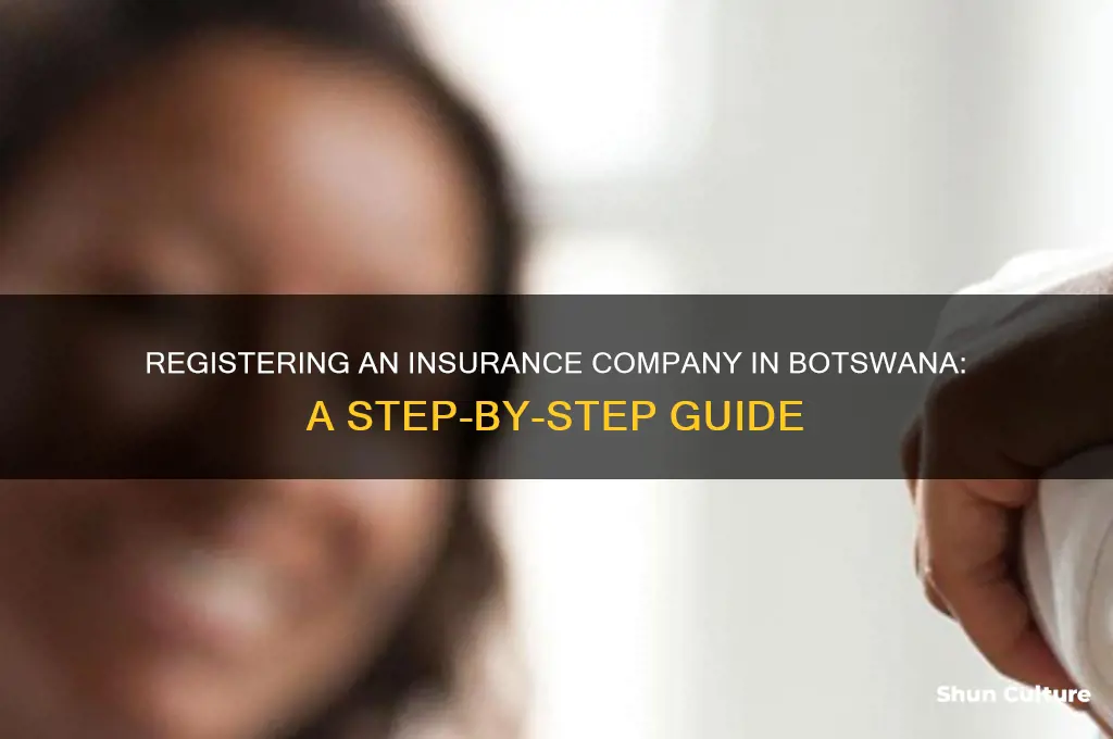 how to register an insurance company in botswana