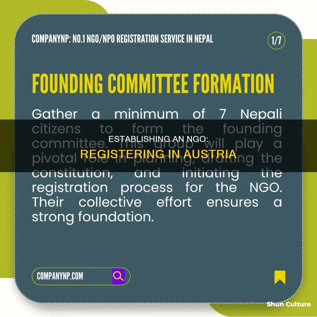 how to register an ngo in austria