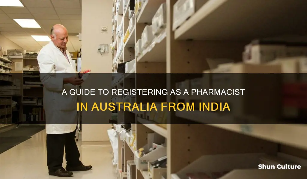 how to register as pharmacist in australia from india