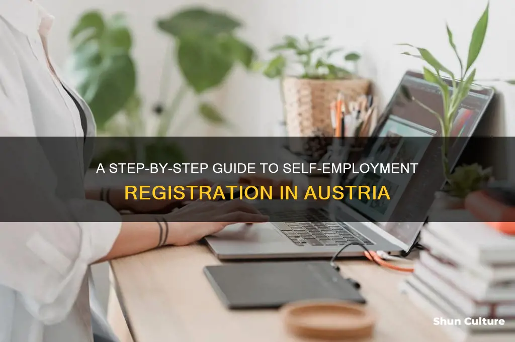 how to register as self employed in austria