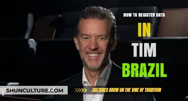 Step-by-Step Guide to Registering Data with TIM Brazil