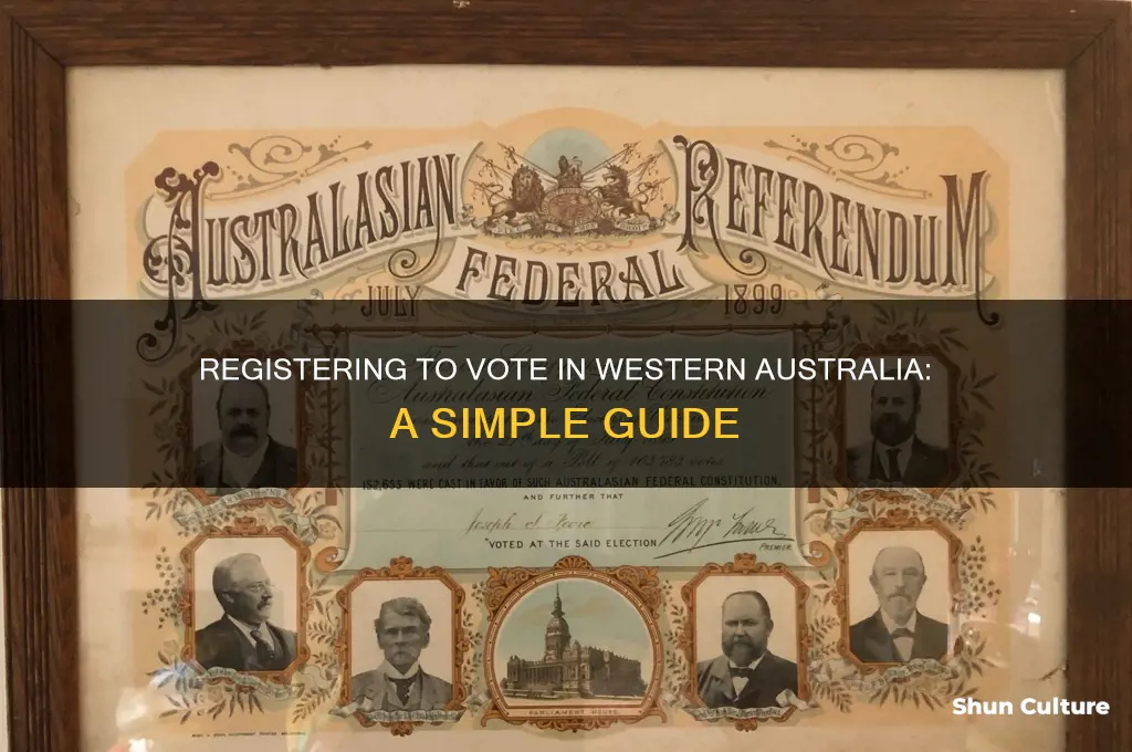 how to register to vote in western australia