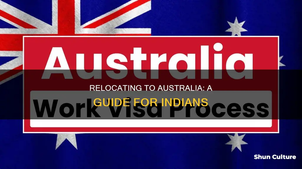 how to relocate to australia from india