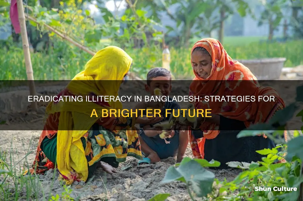 how to remove illiteracy from bangladesh