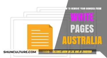 Removing Your Number from White Pages Australia