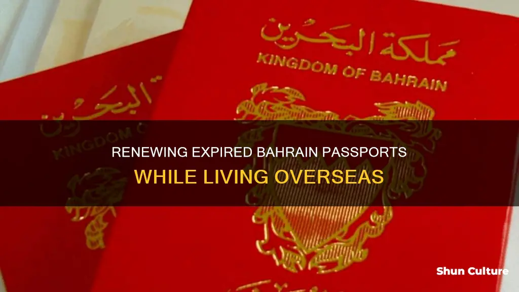 how to renew expired passport bahrain while living abroad