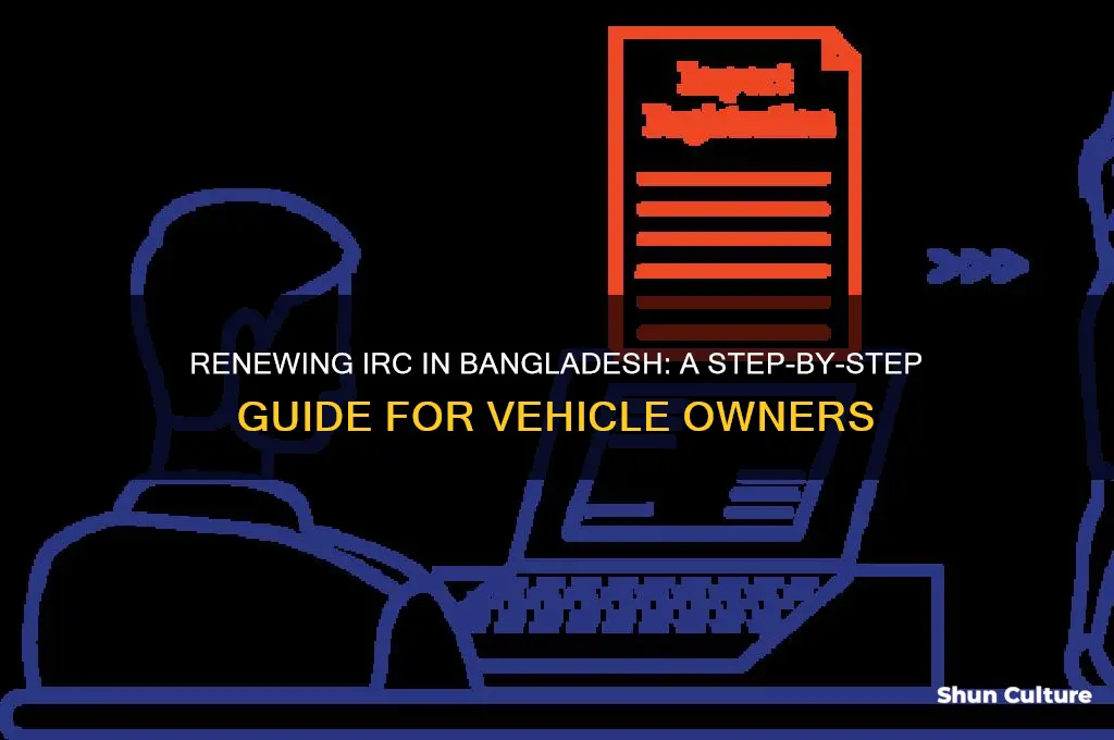 how to renew irc in bangladesh