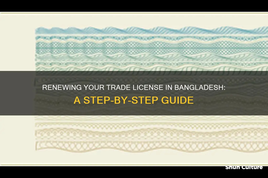 how to renew trade license in bangladesh