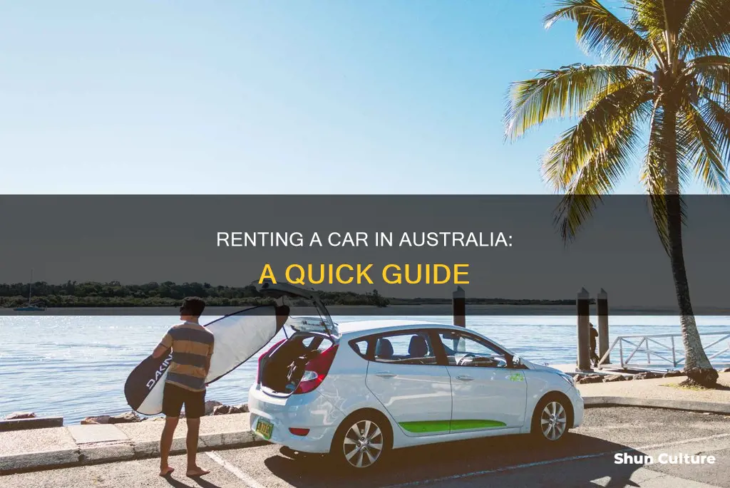 how to rent a car in australia
