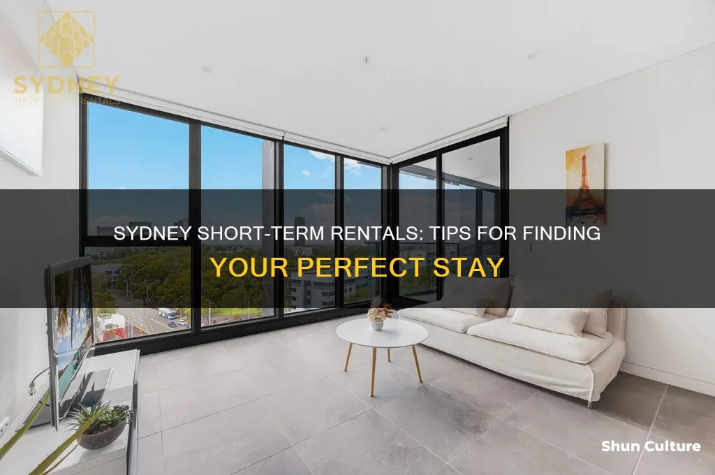 how to rent short term in sydney australia