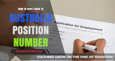 Responding to Australia's Position: Strategies for Your Reply