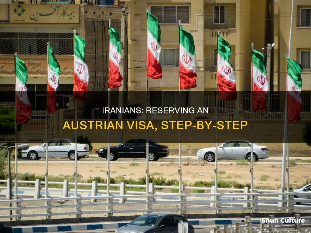 how to reserve austria visa in iran
