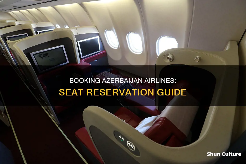 how to reserve seats on azerbaijan airlines