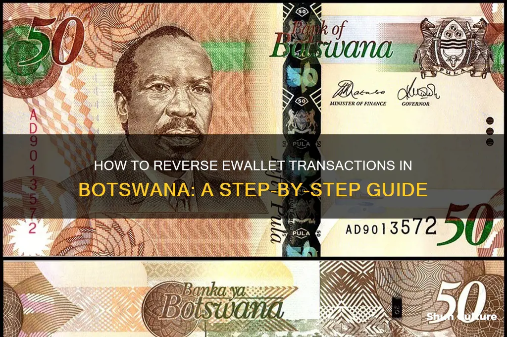 how to reverse ewallet botswana