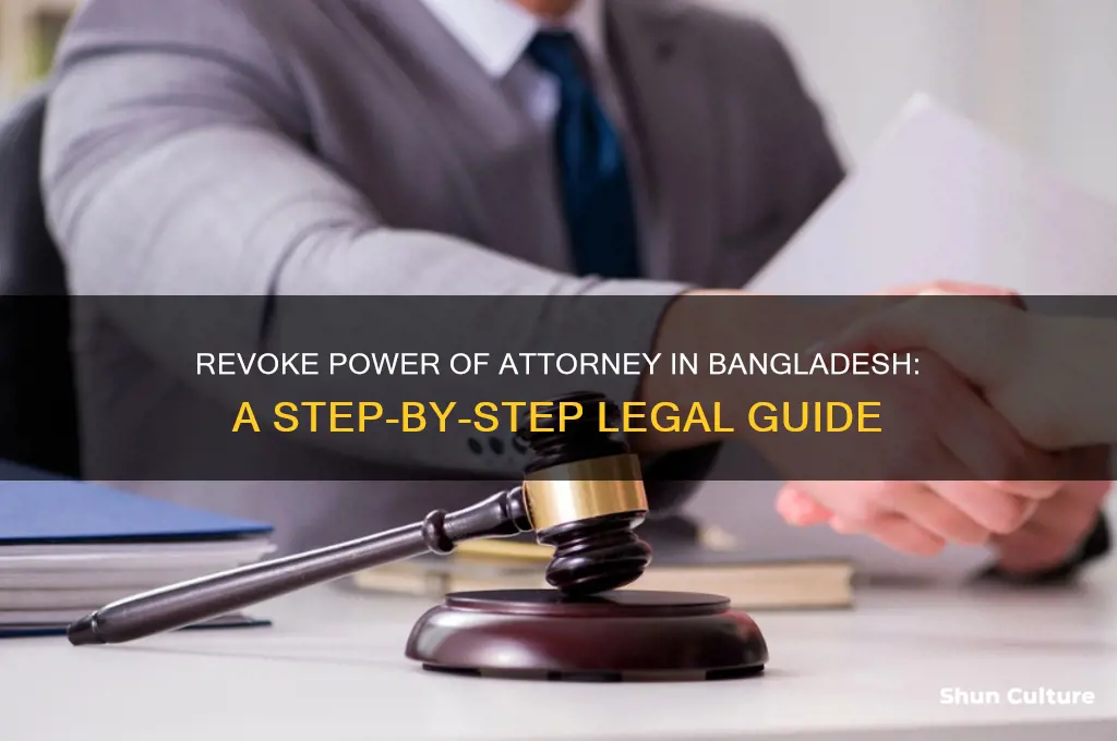how to revoke power of attorney in bangladesh