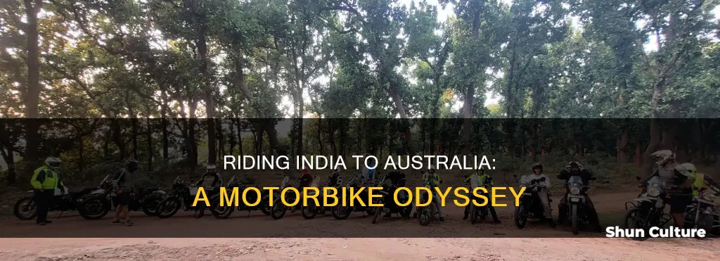 how to ride a motorbike from india to australia