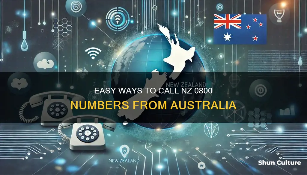 how to ring a nz 0800 number from australia