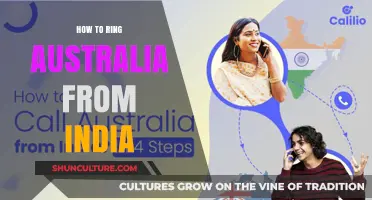Making International Calls: India to Australia