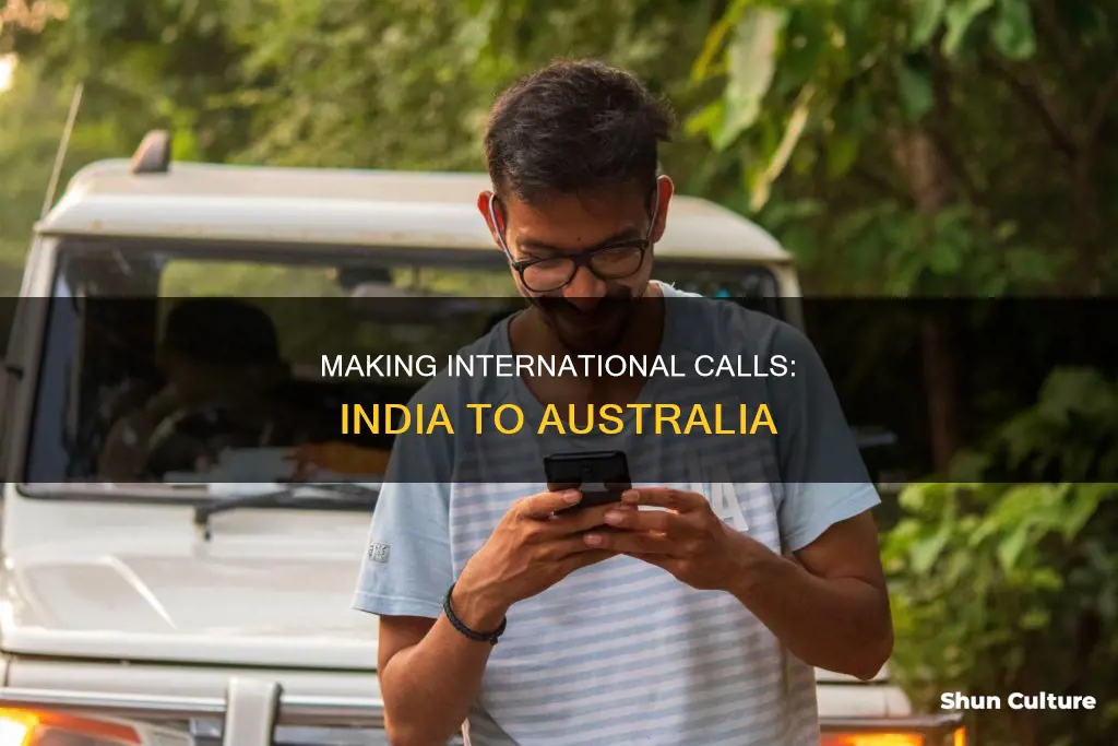 how to ring australia from india
