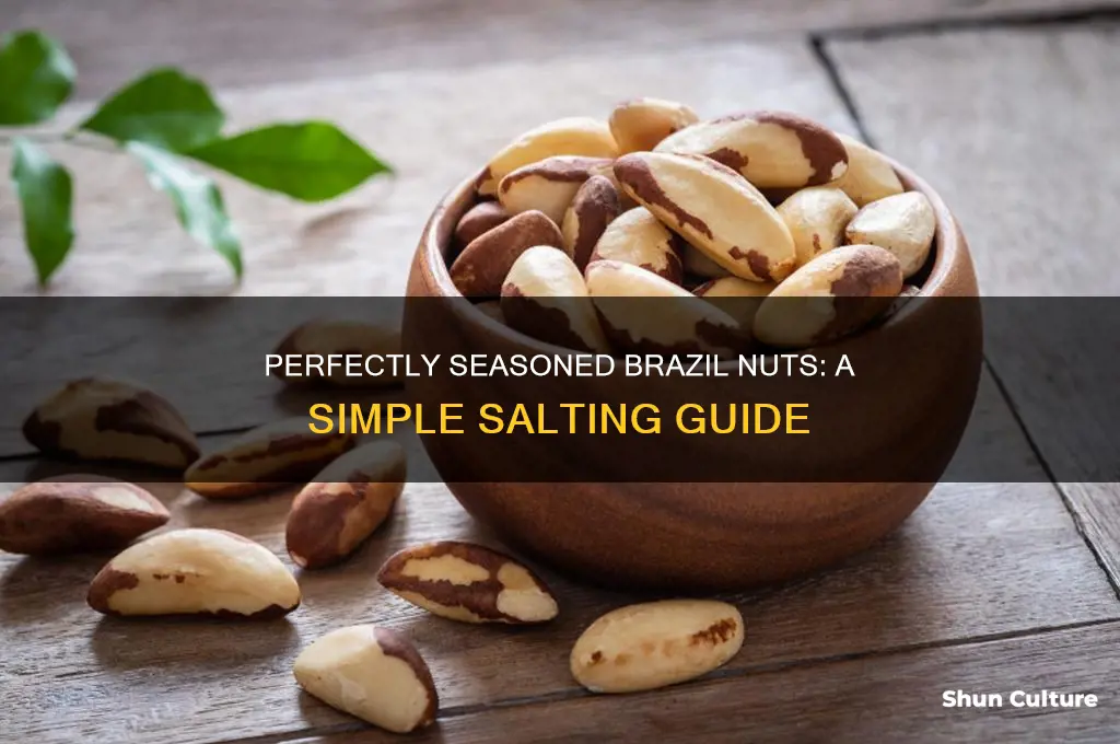 how to salt brazil nuts