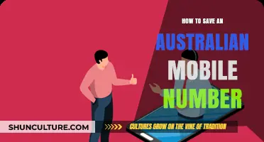 Saving an Aussie Number: A Quick Guide