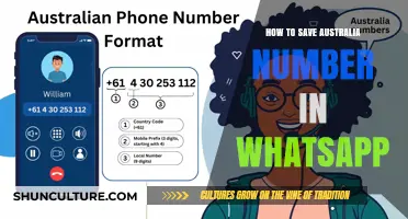 WhatsApp International: Saving Australian Contacts