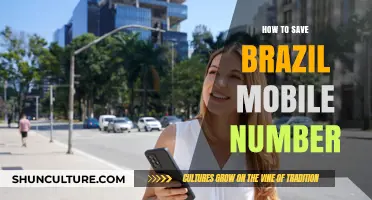 Save Your Brazil Mobile Number: A Quick and Easy Guide
