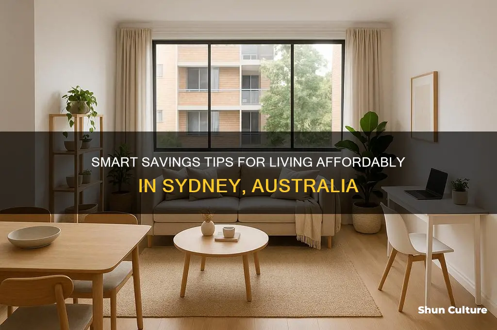 how to save money in sydney australia