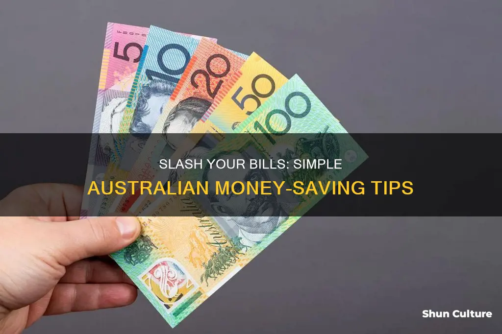 how to save money on bills australia
