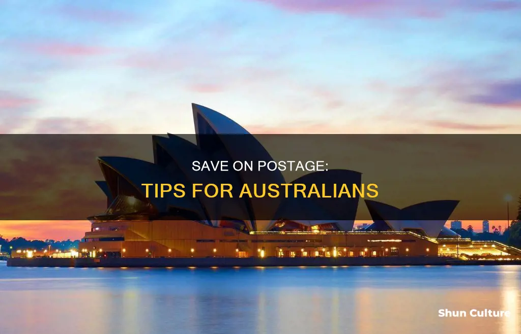 how to save money on postage australia