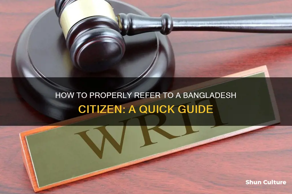 how to say bangladesh citizen