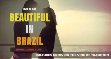 Discovering Brazilian Beauty: How to Say 'Beautiful' in Portuguese