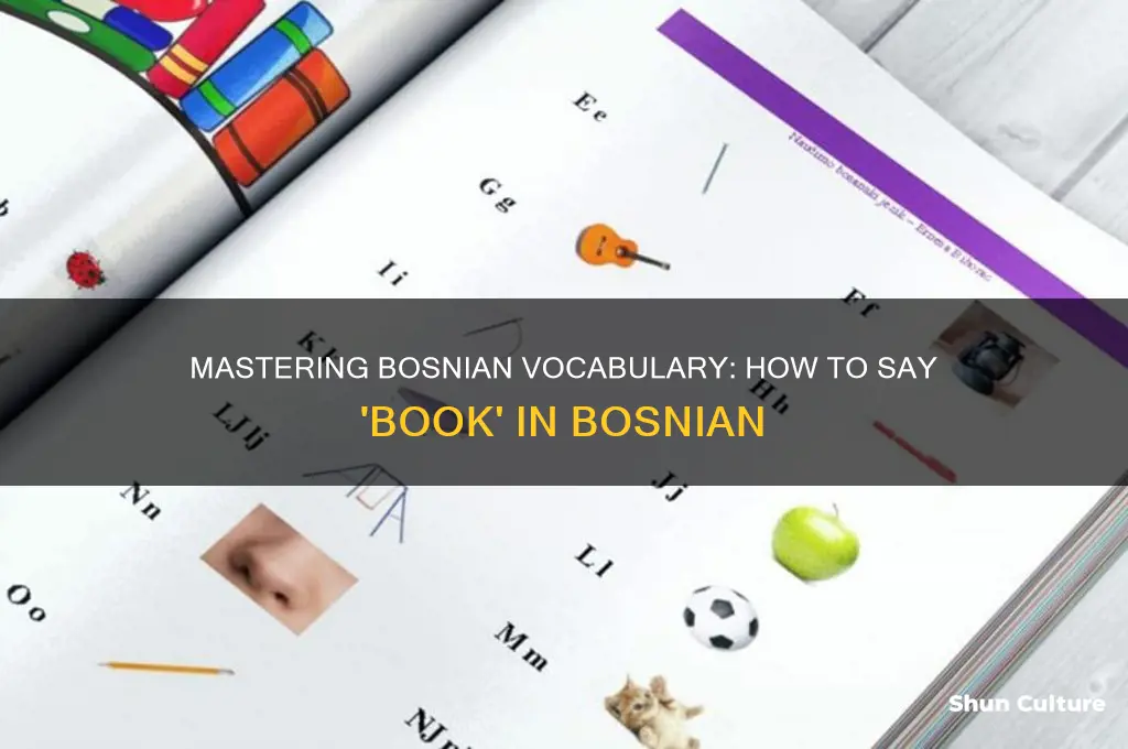 how to say book in bosnian