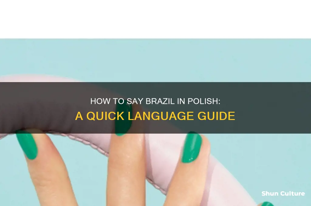 how to say brazil in polish
