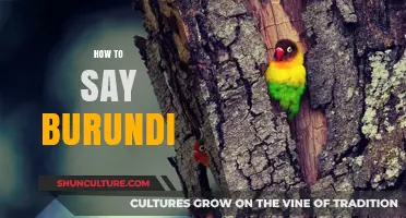 Exploring Pronunciation: How to Say 'Burundi' Correctly